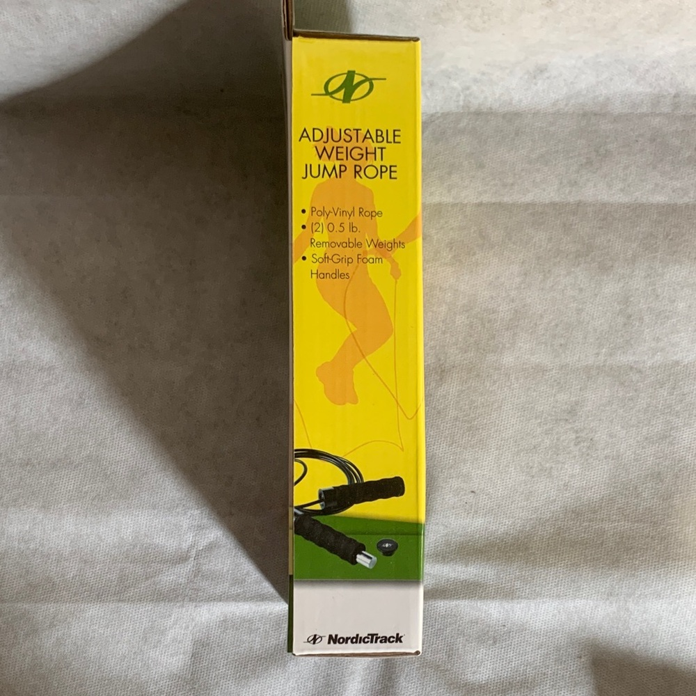 NIB NordicTrack Adjustable Weight Jump Rope - Picture 4 of 4